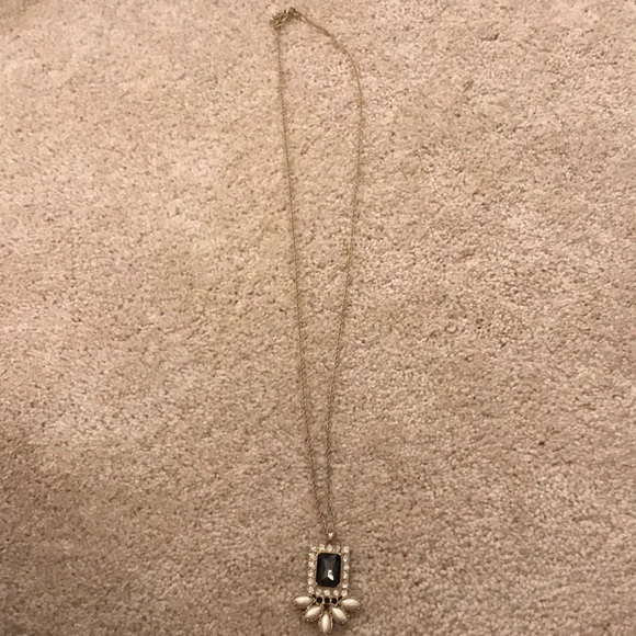 Pearl and stone necklace - Picture 2 of 2